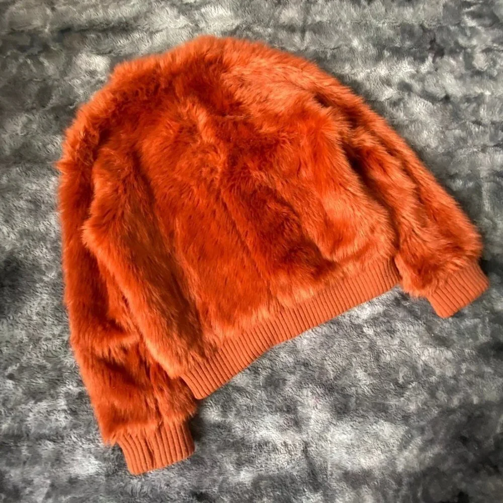 Banana Republic Faux Fur Bomber